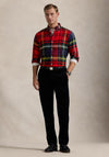 Ralph Lauren Plaid Flannel Shirt, Red & Yellow Multi