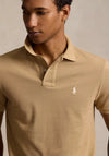 Ralph Lauren Classic Mesh Polo Shirt, Tan