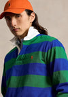 Ralph Lauren The Iconic Rugby Polo Shirt, Green & Blue