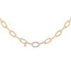 Rebecca Diva Ethnic Mesh Chain Link Necklace, Gold