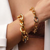 Rebecca Diva Mesh Chain Link Bracelet, Gold