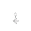 Rebecca My World CZ Charm, Silver