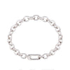 Rebecca My World Knitted Mesh Chain Link Bracelet, Silver