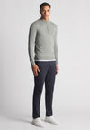 Remus Uomo Half Zip Sweater, Grey