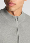 Remus Uomo Half Zip Sweater, Grey