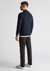 Remus Uomo Half Zip Sweater, Navy