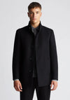 Remus Uomo Jonah Wool-Blend Tailored Coat, Black