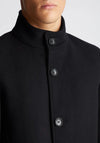 Remus Uomo Jonah Wool-Blend Tailored Coat, Black