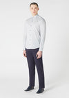 Remus Uomo Kirk Slim Fit Shirt, White & Blue