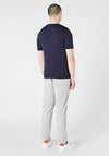 Remus Uomo Slim Fit Knit Polo Shirt, Navy