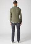 Remus Uomo Slim Fit Cotton Stretch Shirt, Green