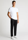 Remus Uomo Eldon Slim Leg Cotton Stretch Chinos, Black