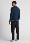 Remus Uomo Tapered Fit Merino Wool Blend Sweater, Navy