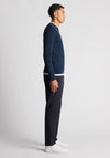 Remus Uomo Tapered Fit Merino Wool Blend Sweater, Navy