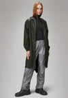 Rains Fishtail Parka Long Raincoat, Green