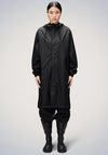 Rains Fishtail Parka Long Raincoat, Black