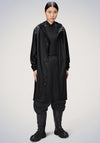 Rains Fishtail Parka Long Raincoat, Black