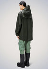 Rains Waterproof Short Raincoat, Green