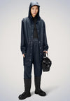 Rains Waterproof Long Raincoat, Navy