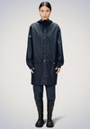 Rains Waterproof Long Raincoat, Navy