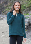 Rant & Rave Forde Ribbed Hoodie, Green