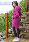 Rant & Rave Aoife Long Raincoat, Cerise