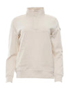 Rant & Rave Tara Snap Placket Sweatshirt, Cream