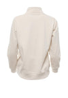 Rant & Rave Tara Snap Placket Sweatshirt, Cream