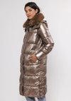 Rino & Pelle Heart Long Padded Coat, Bronze