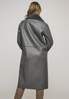 Rino and Pelle Jula Reversible Long Coat, Dark Grey