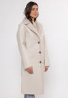 Rino and Pelle Jula Reversible Long Coat, Cream