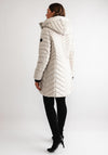 Rino & Pelle Sel Padded Long Coat, Cream