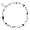 ChloBo Stone of Empowerment Black Rutilated Quartz Bracelet, Silver