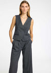 Selected Femme Fenia Asymmetric Waistcoat, Grey