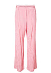 Selected Femme Dimitra Jacquard Wide Leg Trousers, Pink