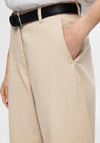 Selected Femme Merla Wide Leg Trousers, Humus