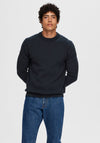 Selected Homme Dane Knit Sweater, Navy