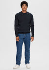 Selected Homme Dane Knit Sweater, Navy