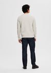 Selected Homme Dane Knit Sweater, Light Grey Melange