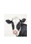 IHR Farm Cow 20 Piece Napkins, Cream