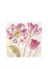 IHR Majestic Tulips 20 Piece Napkins, Rose