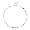 ChloBo Aura Strengthening Black Rutilated Quartz Necklace, Silver