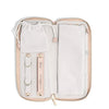 Stackers Zipped Travel Jewellery Walllet, Blush Pink