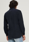 Superdry Trailsman Corduroy Workwear Shirt, Eclipse Navy