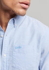 Superdry Cotton Oxford Shirt, Classic Blue