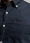 Superdry Cotton Oxford Shirt, Eclipse Navy