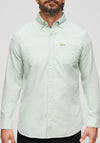 Superdry Cotton Oxford Shirt, Light Green