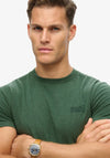 Superdry Essential Embroidered Logo T-Shirt, Buck Green Marl