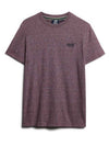 Superdry Essential Logo Embroidered T-Shirt, Port Grey Marl