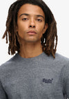 Superdry Essential Logo Embroidered T-Shirt, Eclipse Navy